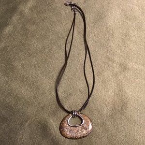 Silpada Bronzite Pendant Necklace